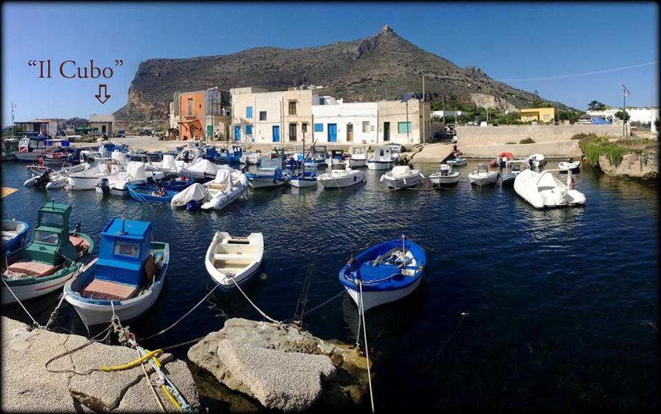 Il Cubo, Monovano Col Mare Su Tre Fronti. Favignana Dış mekan fotoğraf